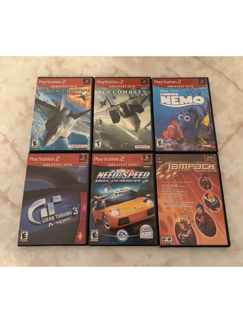 Sony PlayStation 2 SCPH-39001 Console Bundle 26 PS2 Games , Controller & Cables